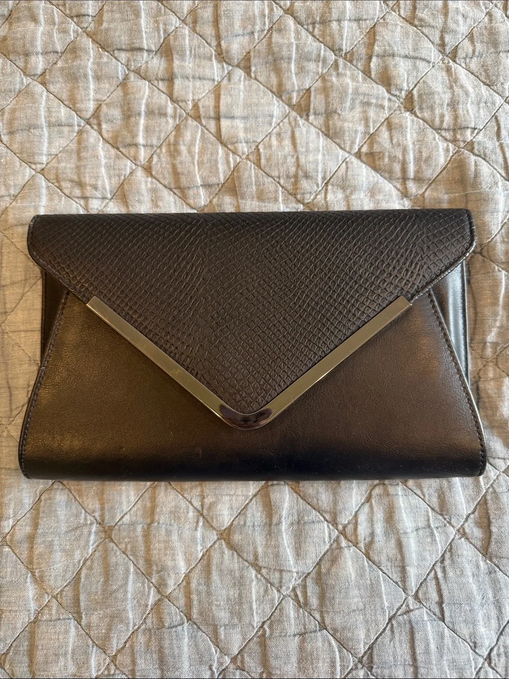 Black ALDO clutch crossbody bag